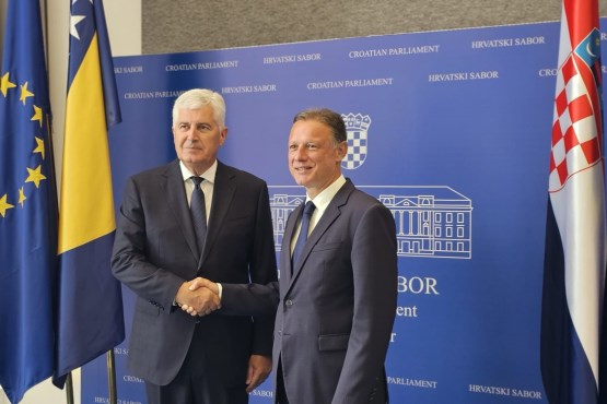 Predsjedavajući Doma naroda PSBiH dr. Dragan Čović u bilateralnoj posjeti Hrvatskome saboru 
